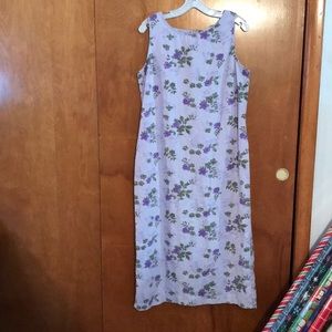 Lavender print dress